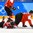GANGNEUNG, SOUTH KOREA - FEBRUARY 20: Japan's Ami Nakamura #23 collides with Switzerland's Tess Allemann #18 during classification round action at the PyeongChang 2018 Olympic Winter Games. (Photo by Matt Zambonin/HHOF-IIHF Images)

